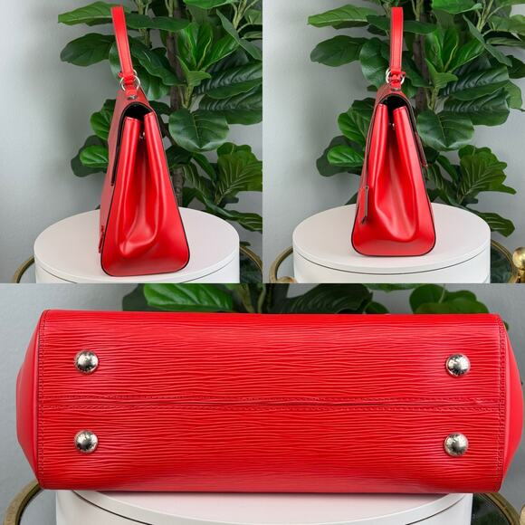 💎✨ Authentic Louis Vuitton Coquelicot Epi Cluny Handbag - Picture 6 of 7